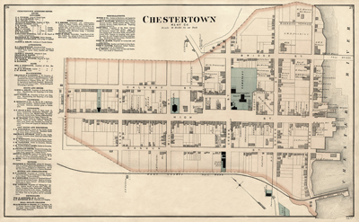 Map of Chestertown (1877)